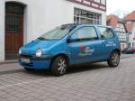 Renault Twingo eines mobilen Pflegedienstes am 05.11.08 in 36129 Gersfeld