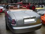 Heckansicht eines Rolls Royce Phantom VII Drophead Coupe.