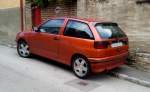Dieser Seat Ibiza hat eine sch�ne Farbe! Aufnahme: 30.05.2012.
