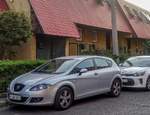 Seat Leon Mk2, fotografiert in Pécs (Ungarn), August, 2019.