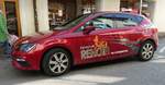 =Seat Leon der Fahrschule RENOTH, gesehen im April 2019 in Berchtesgaden