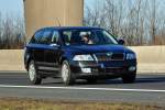 Skoda Octavia Kombi auf der A61 bei Miel - 07.02.2011