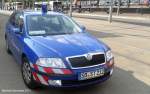 Ein Bereitschaftsfahrzeug von Skoda der Firma Saarbahn und Bus. Das Foto habe ich am 28.04.2011 am Hauptbahnhof in Saarbr�cken gemacht.