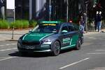 Skoda Octavia der Rennleitung beim Radklassiker Rund um den Finanzplatz Eschborn in Frankfurt am Main am 01.05.26 
