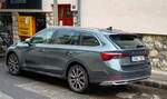 Rückansicht: Skoda Octavia Mk4 Tour, gesehen in Mai, 2021.