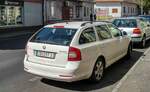 Rückansicht: Skoda Octavia Mk2 Tour. Die Aufnahme stammt vom 09.2021.