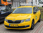 Skoda Octavia Mk3 Tour (Facelift Model) als budapester Taxi. Foto: April, 2025.