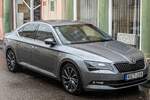 Hier ist ein Skoda Superb (dritte Generation) Laurin & Klement zu sehen.