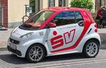 =Smart als Werbetr�ger f�r die Sparkassenversicherung steht im Juni 2026 in H�nfeld
