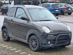 Mitte Januar 2026 fiel mir auf einem Hattinger Parkplatz dieses Microcar M.Go Highland X ins Auge.
