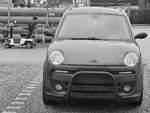 Frontalansicht eines Microcar M.Go Highland X. (Hattingen, Januar 2026)