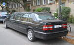 Eine Volvo Typ ?-Stretch-Limousine, in der Vergangenheit gab es unter anderem den Volvo 760 als verlängerte Version im Fuhrpark des SED-Politbüro der ehemaligen DDR, ob es sich bei diesem