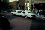 Diese Stretch-Limousine (ein Lincoln ?) habe ich am 18.7.1992 in San Francisco als Dia fotografiert.