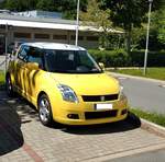 Suzuki Swift Mk 3 am 02.06.2020 in Chemnitz Sonnenberg mit Nokia 3.2 und mit Paint 2D bearbeitet.