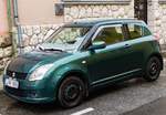 Dreitürer Suzuki Swift Mk3 in der Farbe Spring Green. Foto: Dezember, 2023.