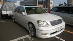 Toyota Celsior (Japan-Version des Lexus LS) in Niigata, Japan (Februar 2016)