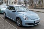 VW New Beetle Mk2 in Denim Blue. Foto: 02.2022.