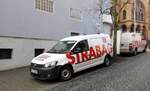 =VW Caddy der Firma  STRABAG  steht im März 2017 in Hünfeld