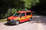 Feuerwehr Bad Soden VW Caddy (Florian Bad Soden 1-1) am 11.08.18 in Bad Soden am Taunus zur 150 Jahre Feier der Feuerwehr Bad Soden