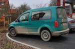 =VW Caddy von HESSEN-FORST, gesehen in Fulda im November 2020