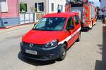 Feuerwehr Frankfurt am Main VW Caddy PKW am 03.06.23 bei der 150 Jahre Feuerwehr Seckbach Feier