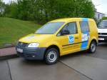 VW Caddy der Baufirma LAUDEMANN auf einer Baustelle in 36088 H�nfeld, Mai 2010