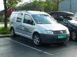 Caddy Maxi steht bei einem VW-H�ndler in S�dnorwegen, Juli 2011