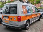 =VW Caddy der Firma KERBL unterwegs in Fulda im August 2025