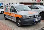 =VW Caddy der Firma KERBL unterwegs in Fulda im August 2025
