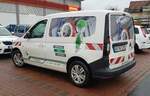 =VW Caddy von  asp-metering  steht im Dezember 2022 in Fulda