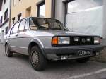 VW-JETTA mit dem noch vor 1990 ausgegebenen schwarzen Kennzeichen;100622