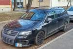 VW Passat B6 Variant, fotografiert in Pécs (Ungarn), Januar, 2020.