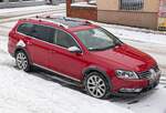 VW Passat B7 Variant Alltrack in TOrnadorot, gesehen in Januar, 2026.