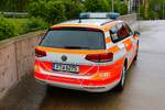 BF Frankfurt am Main VW Passat KdoW am 21.04.24 beim Tag der offenen Tür der BF Wache 21 in der Nordweststadt