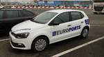 VW Polo des Hafendienstleisters EUROPORT im Hafen von Rostock am 05.11.18