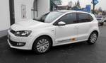 =VW Polo von Schwäbisch Hall, unterwegs in Hünfeld im Januar 2018