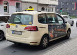 =VW Sharan als Taxi unterwegs in Fulda, 07-2021