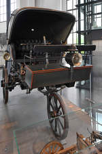 Ein Serpollet Dampfwagen aus dem Jahr 1891.