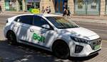 Hyundai Ioniq als Taxi in Ungarn. Foto: August, 2025