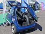 Microlino 2 Sitzer e Auto war beim eDrive Day in Colmar Berg ausgestellt. 07.07.2024