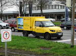 Deutsche Post Elektroauto am 22.03.17 in Freiburg (Breisgau)