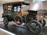 =Austro-Daimler Elektroantrieb, Erstzulassung 1911 mit Blei-Akkus, seit 2018 mit Li-Batterien und Energierückgewinnung, steht im Museum  fahr(T)raum - Ferdinand Porsche  in
