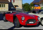 Rote AC Cobra zu Besuch am Oldtimer Treffen in Lüterswil/SO am 31.08.2025