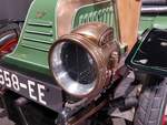 =Frontscheinwerfer des Adler Motorwagen, gesehen im EFA Museum in Amerang, 06-2022