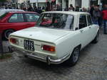 Heckansicht einer Alfa Romeo 1750 Berlina. 1967 - 1972. Oldtimertreffen Essen-Kettwig am 01.05.2018.