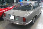 Heckansicht eines Alfa Romeo 2000 Sprint. Classic Remise Düsseldorf am 03.10.2025.
 