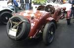 Heckansicht eines Alfa Romeo 6C 1750 Super Sport Zagato Spider aus dem Jahr 1929.