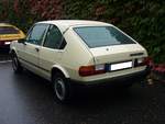 Heckansicht eines Alfasud der Modelljahre 1980 bis 1983.