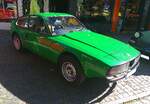 Alfa Romeo Junior Zagato 1600. Zwischen 1969 und 1975 wurden insgesamt nur 1510 Fahrzeuge dieses innovativen Sportwagens hergestellt. Davon waren 1108 = 1300´er und 402 = 1600´er. Zwischen 1969 und 1972 war im 'Zagato' der 1.3 Liter-Motor d ...