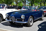  Alfa Romeo Giulia Spider, am 1.5.2026 auf dem Show / Parkplatz des Fr�hlingserwachen der Oldtimerfreunde Grenzland, Loherhof Geilenkirchen